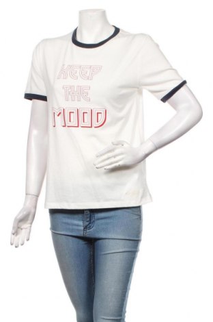 Γυναικείο t-shirt Pepe Jeans, Μέγεθος S, Χρώμα Λευκό, 50% βαμβάκι, 50% πολυεστέρας, Τιμή 20,36 €