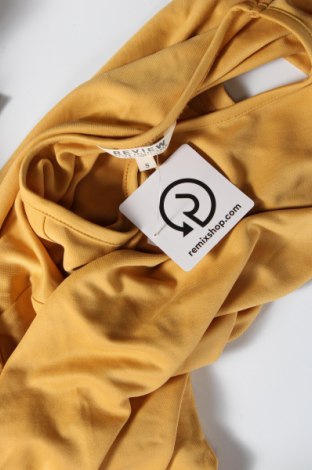 Γυναικείο t-shirt Review, Μέγεθος S, Χρώμα Κίτρινο, 80% μοντάλ, 20% πολυεστέρας, Τιμή 9,28 €