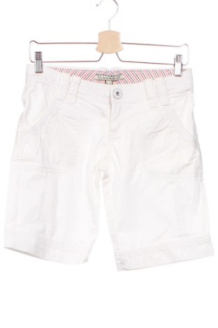 Дамски къс панталон Bershka, Размер XS, Цвят Бял, Цена 11,90 лв.