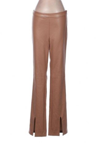 Pantaloni de piele pentru damă Review, Mărime L, Culoare Maro, Piele ecologică, Preț 85,20 Lei
