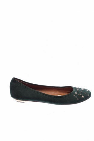 Дамски обувки Arezzo, Размер 39, Цвят Зелен, Естествен велур, Цена 41,00 лв.