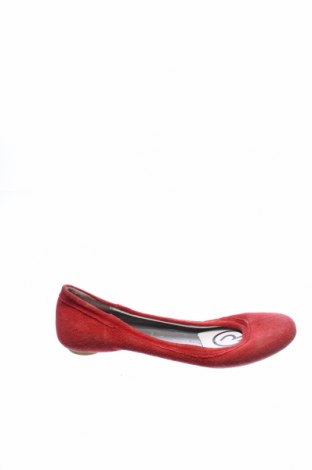 Дамски обувки Gil Peterson, Размер 38, Цвят Червен, Естествен велур, Цена 22,00 лв.