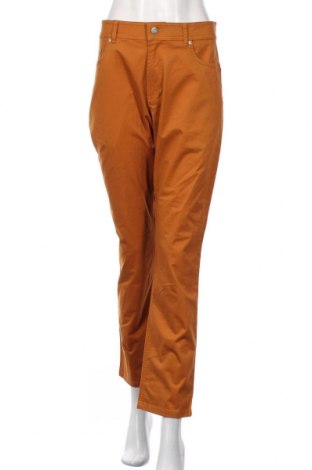 Дамски панталон Christian Berg, Размер XL, Цвят Жълт, 97% памук, 3% еластан, Цена 25,07 лв.