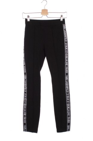 Дамски панталон Karl Lagerfeld, Размер XS, Цвят Черен, 70% вискоза, 25% полиамид, 5% еластан, Цена 162,97 лв.