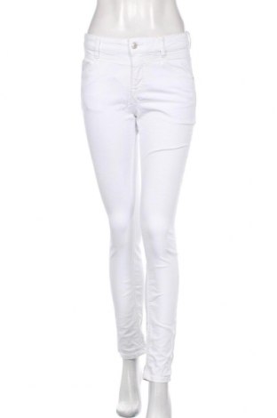 Дамски панталон Tom Tailor, Размер S, Цвят Бял, 85% памук, 12% полиестер, 3% еластан, Цена 19,80 лв.