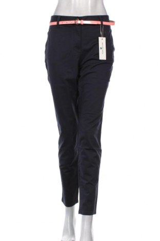 Дамски панталон Tom Tailor, Размер M, Цвят Син, 97% памук, 3% еластан, Цена 22,77 лв.