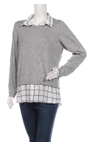 Дамски пуловер Adrianna Papell, Размер XL, Цвят Сив, 79% вискоза, 21% полиамид, Цена 21,42 лв.