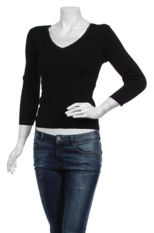Дамски пуловер Anis, Размер M, Цвят Черен, 65% вискоза, 35% полиамид, Цена 10,08 лв.