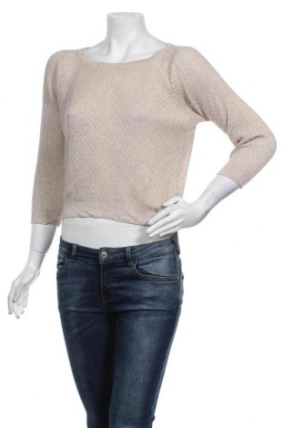 Дамски пуловер Guess, Размер S, Цвят Бежов, 52% памук, 48% полиестер, Цена 76,65 лв.