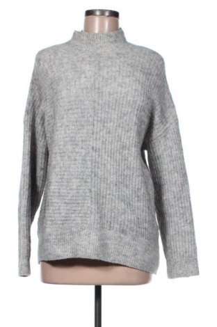 Damski sweter H&M, Rozmiar M, Kolor Szary, 56%akryl, 28% poliamid, 15% wełna alpaki, 1% elastyna, Cena 145,85 zł