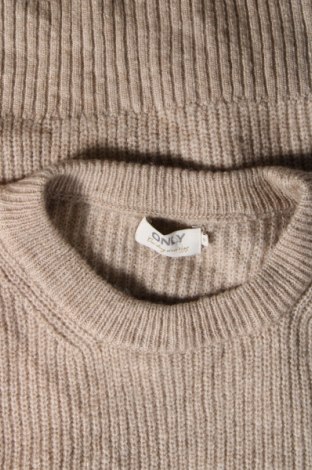 Γυναικείο πουλόβερ ONLY, Μέγεθος S, Χρώμα  Μπέζ, 81%ακρυλικό, 19% πολυεστέρας, Τιμή 12,47 €