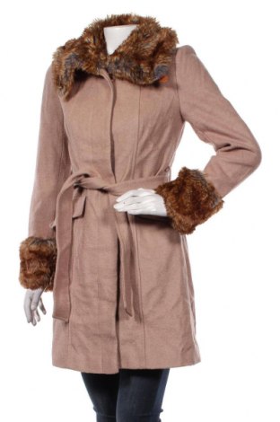 Дамско палто Antoni&Alison, Размер S, Цвят Бежов, 60% полиестер, 40% вълна, Цена 83,79 лв.