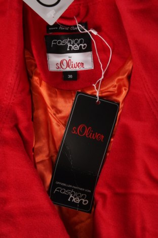 Γυναικείο παλτό Fashion hero by S.Oliver, Μέγεθος XS, Χρώμα Ρόζ , Τιμή 236,60 €