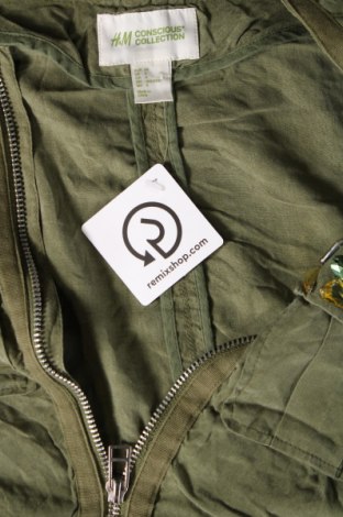 Γυναικείο μπουφάν H&M Conscious Collection, Μέγεθος XS, Χρώμα Πράσινο, Τιμή 40,27 €