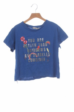 Kinder T-Shirt Mango, Größe 7-8y/ 128-134 cm, Farbe Blau, Preis 2,20 €