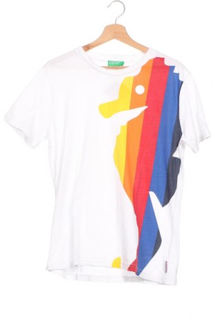Tricou pentru copii United Colors Of Benetton, Mărime 15-18y/ 170-176 cm, Culoare Alb, Preț 68,09 Lei