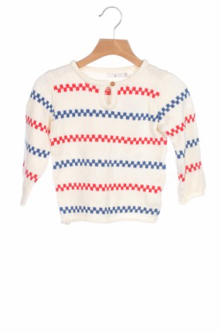 Детски пуловер Ahlens, Размер 12-18m/ 80-86 см, Цвят Екрю, Цена 18,43 лв.