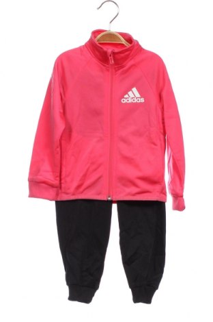 Set de sport pentru copii Adidas, Mărime 3-4y/ 104-110 cm, Culoare Roz, Poliester, Preț 160,53 Lei