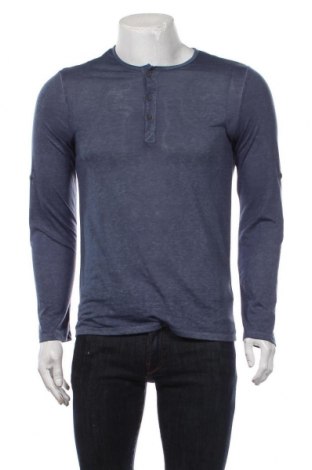 Мъжка блуза H&M, Размер S, Цвят Син, 76% полиестер, 24% памук, Цена 8,93 лв.