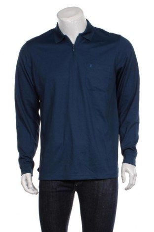 Ανδρική μπλούζα Ragman, Μέγεθος M, Χρώμα Μπλέ, 70% βαμβάκι, 30% πολυεστέρας, Τιμή 6,16 €