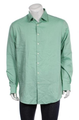 Ανδρικό πουκάμισο Jake*s, Μέγεθος XL, Χρώμα Πράσινο, 60% βαμβάκι, 35% πολυεστέρας, 5% ελαστάνη, Τιμή 8,18 €