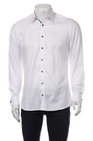 Ανδρικό πουκάμισο Olymp, Μέγεθος L, Χρώμα Λευκό, Τιμή 28,21 €