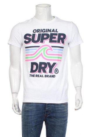 Ανδρικό t-shirt Superdry, Μέγεθος M, Χρώμα Λευκό, Τιμή 24,43 €