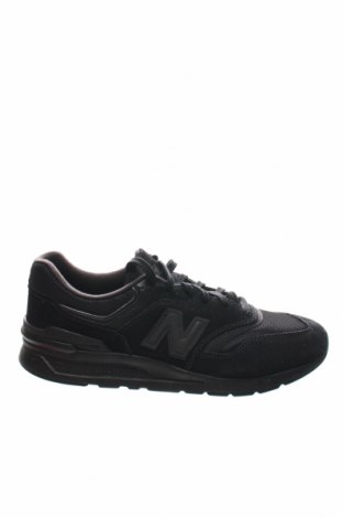 Pánske topánky New Balance, Veľkosť 43, Farba Čierna, Prírodný velur , pravá koža , textil, Cena  66,68 €