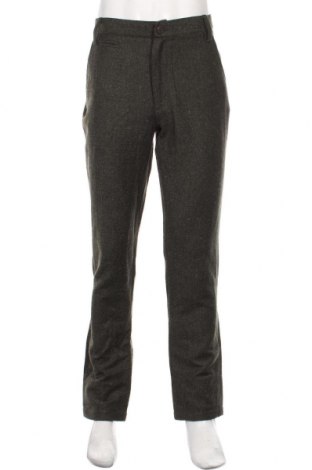 Мъжки панталон Anerkjendt, Размер L, Цвят Зелен, 70% полиестер, 30% вълна, Цена 25,99 лв.