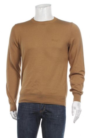 Мъжки пуловер Hugo Boss, Размер M, Цвят Кафяв, Памук, Цена 284,25 лв.