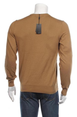 Мъжки пуловер Hugo Boss, Размер M, Цвят Кафяв, Памук, Цена 284,25 лв.