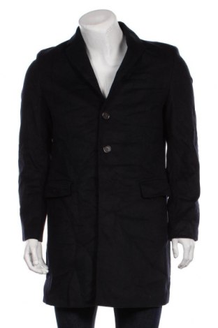 Pánský kabát  Tommy Hilfiger, Velikost M, Barva Modrá, 20% polyamide, 80% vlna, Cena  1 424,00 Kč