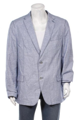 Ανδρικό σακάκι Christian Berg, Μέγεθος XXL, Χρώμα Μπλέ, 72% βαμβάκι, 28% λινό, Τιμή 31,39 €