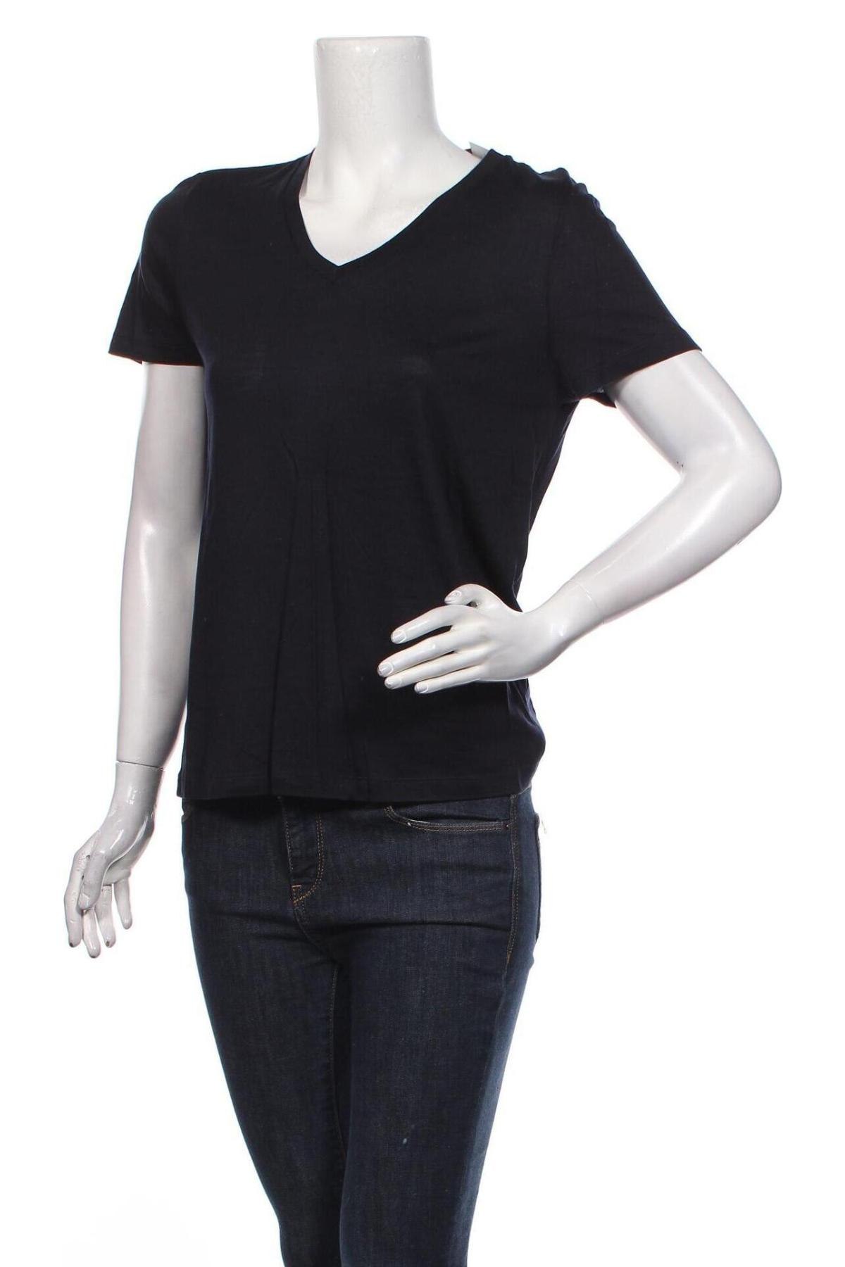 Γυναικείο t-shirt Tom Tailor, Μέγεθος S, Χρώμα Μπλέ, Lyocell, Τιμή 10,10 €