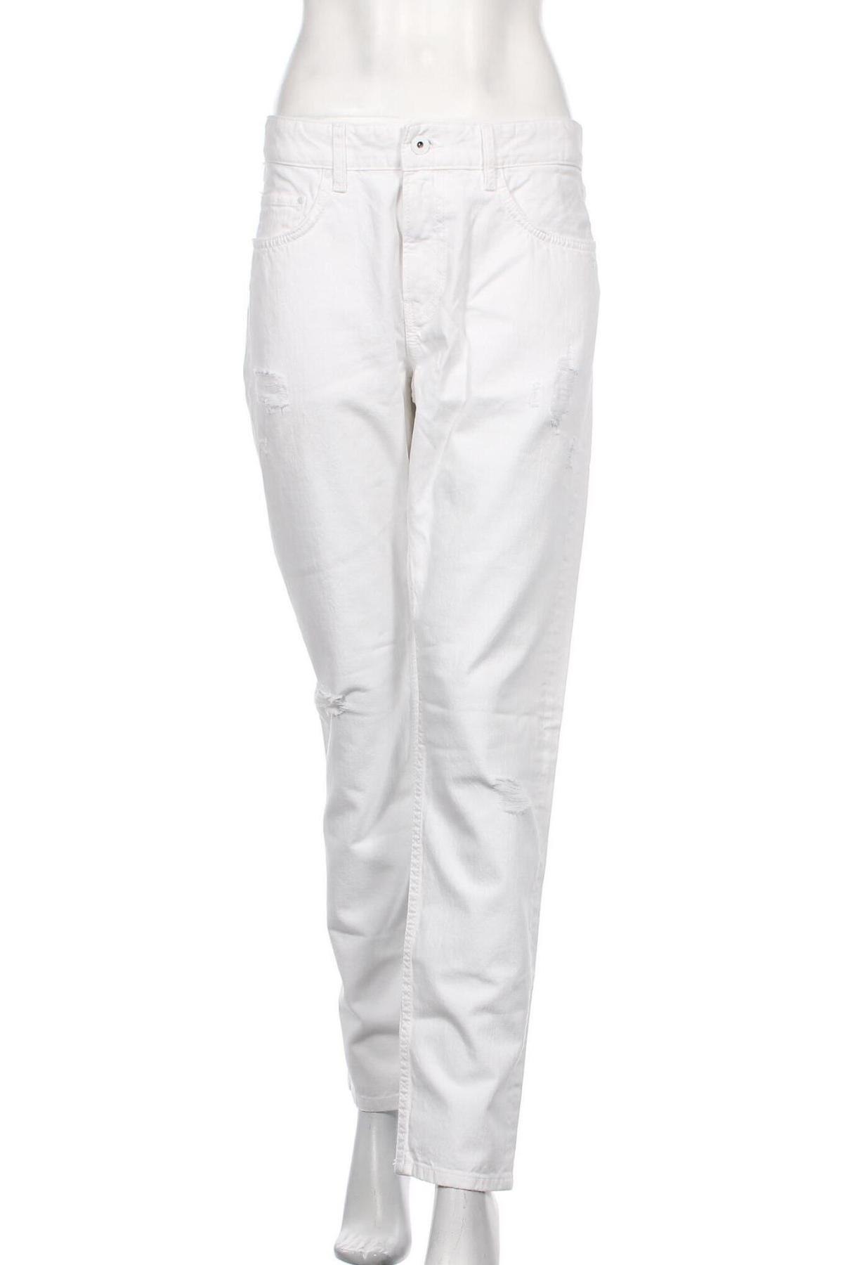 Дамски дънки Pepe Jeans, Размер XL, Цвят Бял, Цена 66,15 лв.