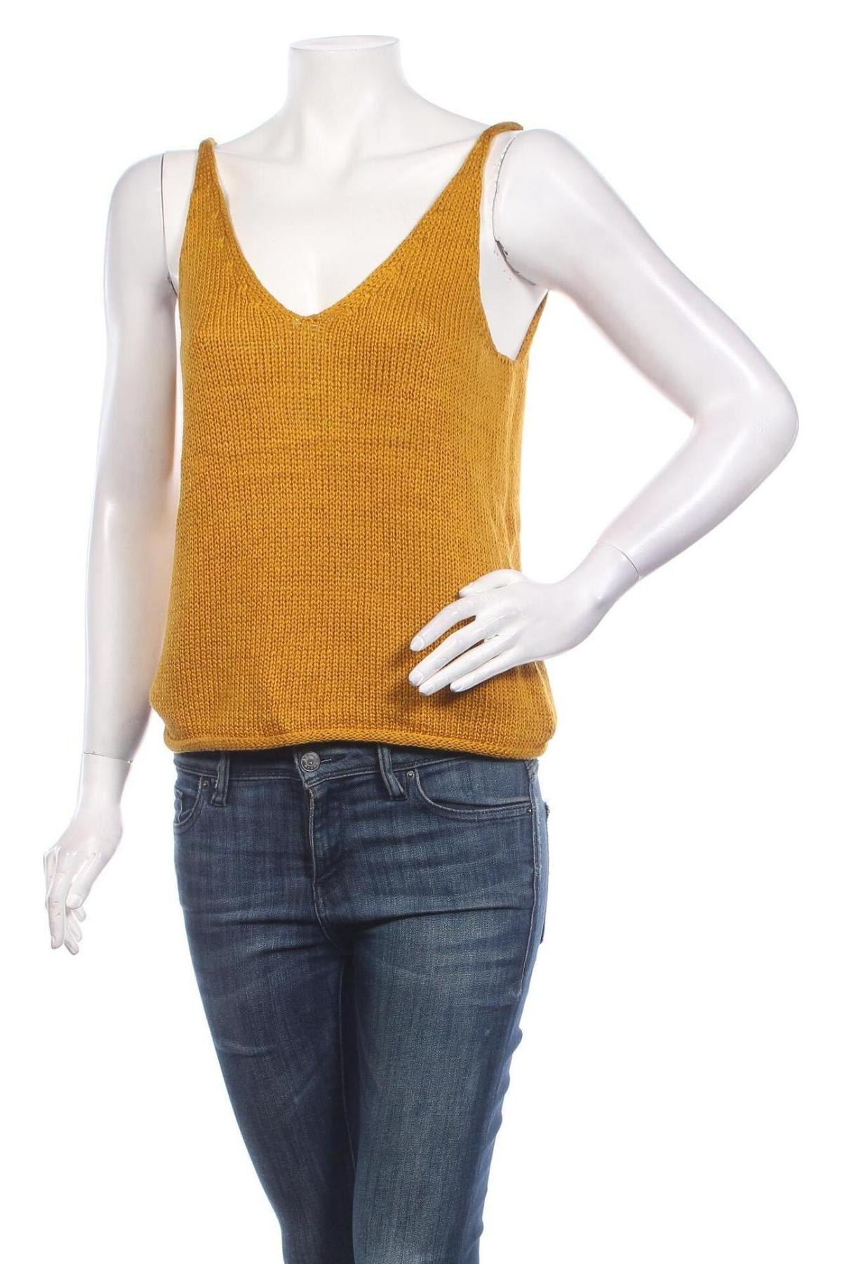 Дамски пуловер H&M, Размер XS, Цвят Жълт, Цена 17,64 лв.