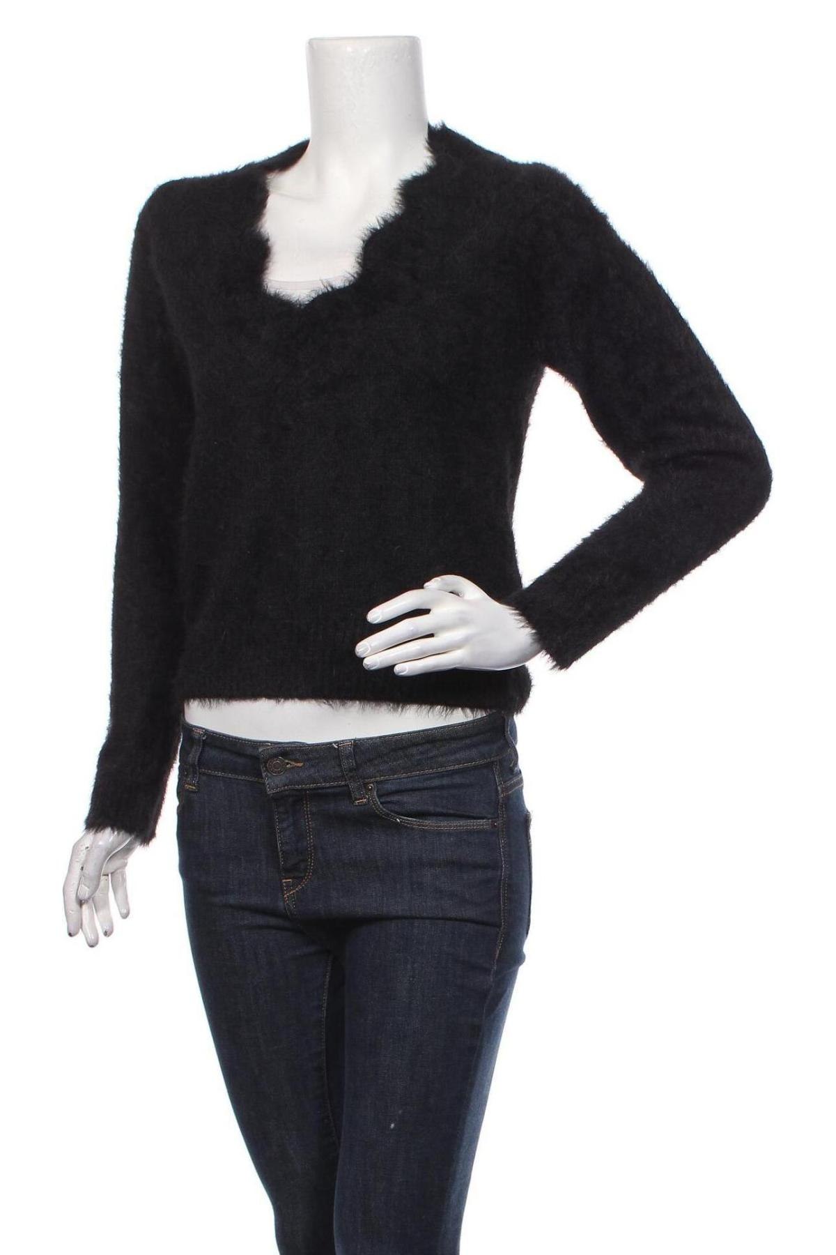 Γυναικείο πουλόβερ H&M Divided, Μέγεθος S, Χρώμα Μαύρο, 62% πολυαμίδη, 38%ακρυλικό, Τιμή 8,31 €