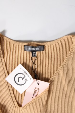Γυναικεία μπλούζα-Κορμάκι Missguided, Μέγεθος XL, Χρώμα  Μπέζ, Τιμή 4,33 €