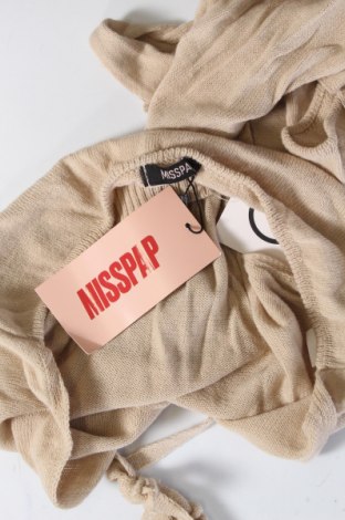 Γυναικεία μπλούζα-Κορμάκι Misspap, Μέγεθος M, Χρώμα  Μπέζ, Τιμή 3,29 €