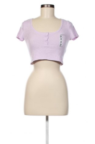 Damen Shirt Bershka, Größe M, Farbe Lila, Preis € 3,20