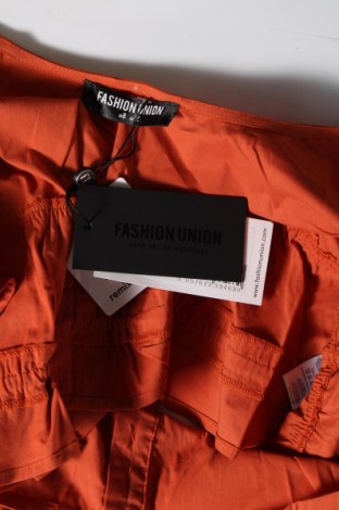 Дамска блуза Fashion Union, Размер M, Цвят Кафяв, Цена 6,48 лв.