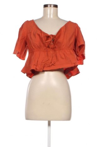 Дамска блуза Fashion Union, Размер M, Цвят Кафяв, Цена 5,76 лв.