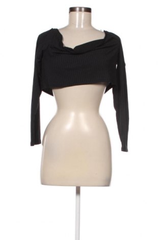 Дамска блуза Flounce, Размер XL, Цвят Черен, Цена 4,34 лв.