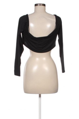 Дамска блуза Flounce, Размер XL, Цвят Черен, Цена 4,34 лв.