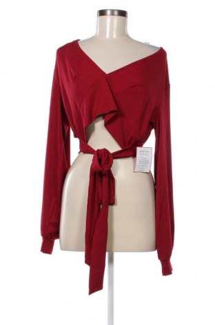 Γυναικεία μπλούζα Glamorous, Μέγεθος XL, Χρώμα Κόκκινο, Τιμή 3,71 €