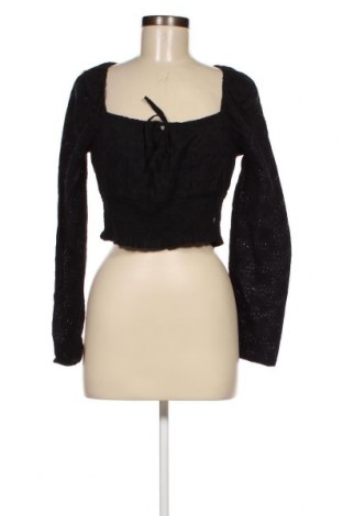 Γυναικεία μπλούζα Hollister, Μέγεθος M, Χρώμα Μαύρο, Τιμή 2,60 €