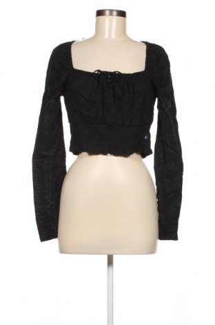 Дамска блуза Hollister, Размер M, Цвят Черен, Цена 5,04 лв.
