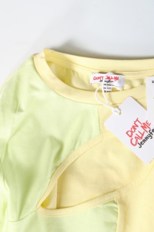 Γυναικεία μπλούζα Jennyfer, Μέγεθος XXS, Χρώμα Κίτρινο, Τιμή 3,20 €