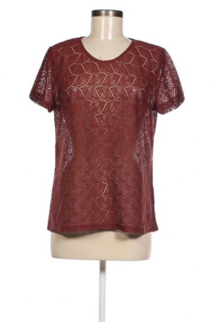 Дамска блуза Laura Torelli, Размер M, Цвят Кафяв, Цена 8,37 лв.