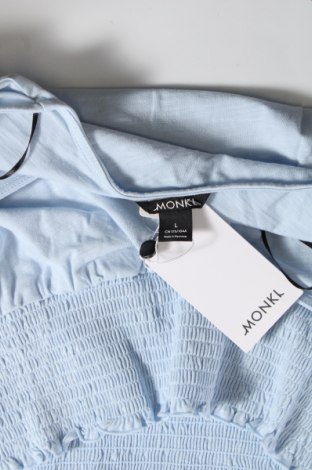 Γυναικεία μπλούζα Monki, Μέγεθος L, Χρώμα Μπλέ, Τιμή 3,25 €